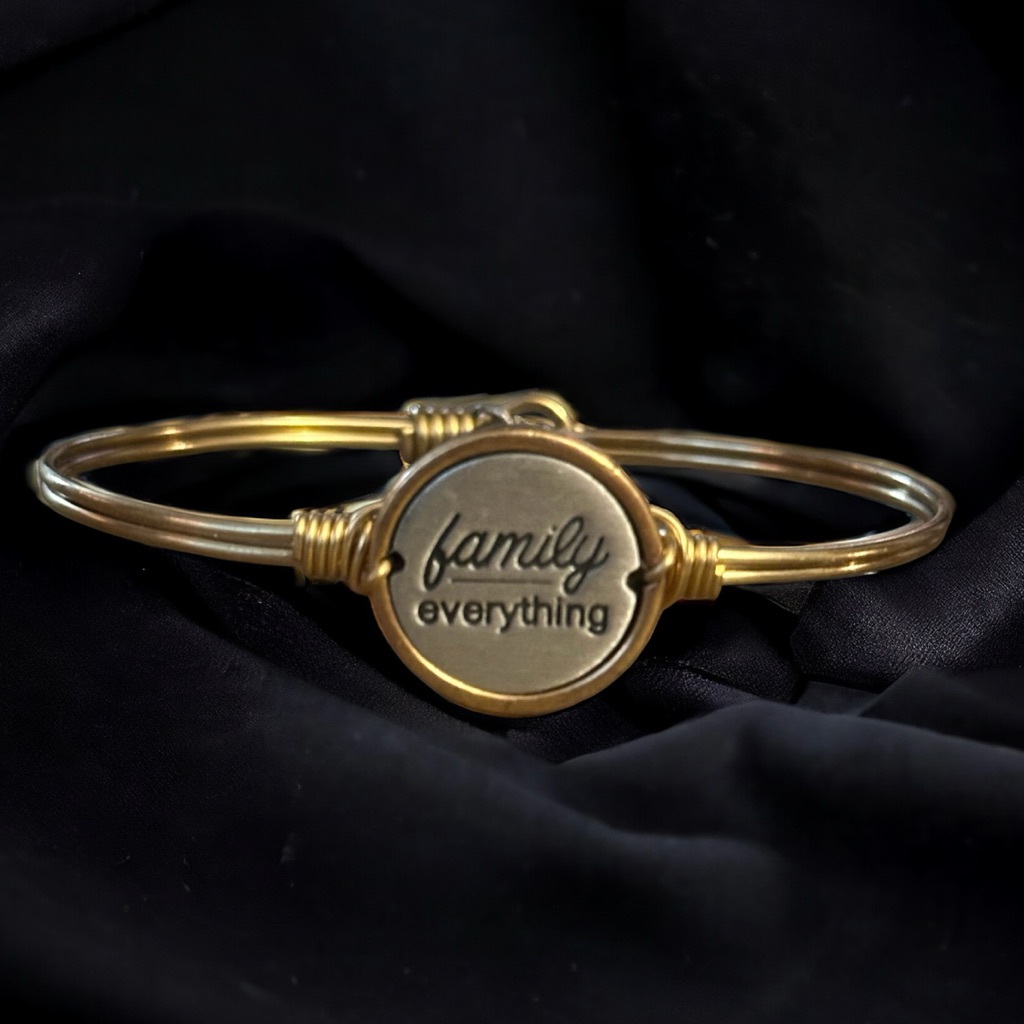 Luca Danni Family Everything Wire Bangle Bracelet 25$